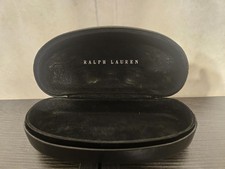 RALPH LAUREN BLACK LARGE AUTHENTIC EYEGLASSES SUNGLASSES HARD SHELL CASE ONLY