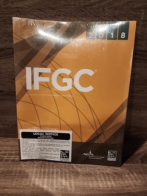 IFGC 2018, International Fuel Gas Code (Paperback) New Sealed