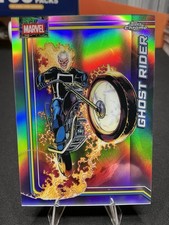 2026 Topps Chrome Marvel Comics #41 Ghost Rider Refractor card