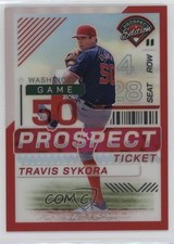 2024 Panini Prospect Edition Red Prizm /199 Travis Sykora #91 1jj7