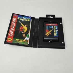Pro Moves Soccer (Sega Genesis) Cartridge, Case, Manual, & Insert