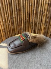 GUCCI men’s fur loafers