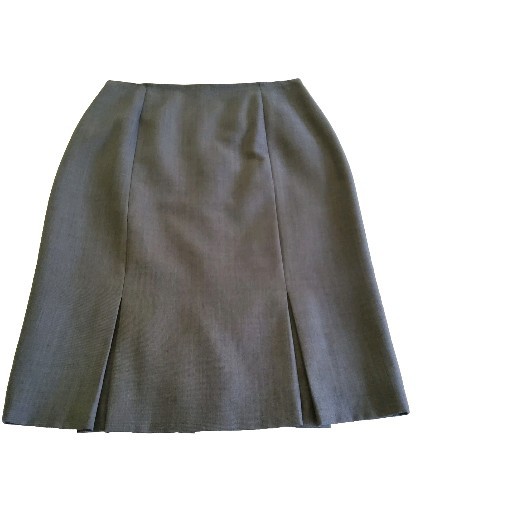 St Michael Marks & Spencer Fully Lined Grey Pleated Skirt Size UK (18)