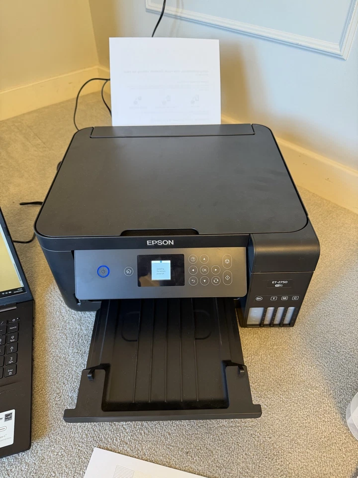 Epson EcoTank ET-2750 WiFi All-in-One Inkjet Printer C634A – Tested & Working - Image 2 of 4