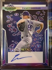 2023 Leaf Metal - Emmet Sheehan Auto /9 #DW-ES1 Dodgers Rookie Diamond Wonders