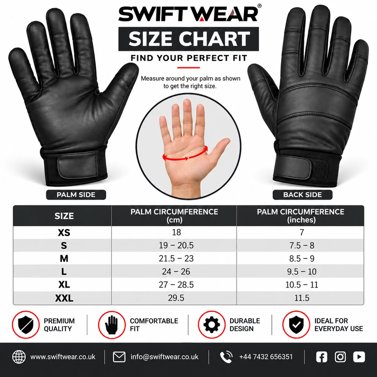 made with Kevlar Police Anti Slash Fire Resistant Leather Gloves Security SIA UK