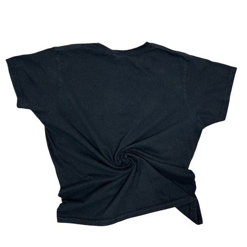 Black Cat at Night Dahlov Ipcar T-Shirt Women's Medium Black Floral Whimsigoth - Picture 5 of 7