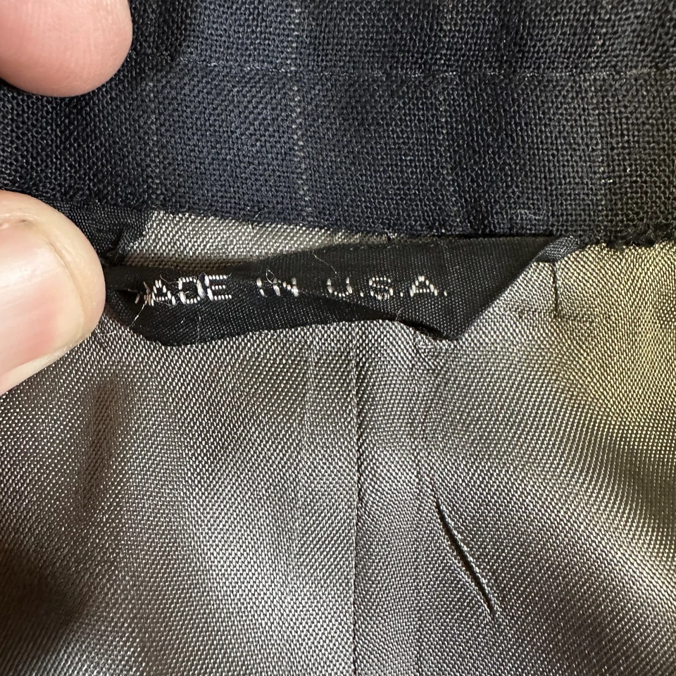 Polo Ralph Lauren Suit Mens 44 Long Pinstripe Wool 2 Piece Jacket Pants USA - Image 3 of 4