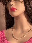 Lovely, 14k solid yellow,gold rope, chain, lobster, claw clasp — photo 2
