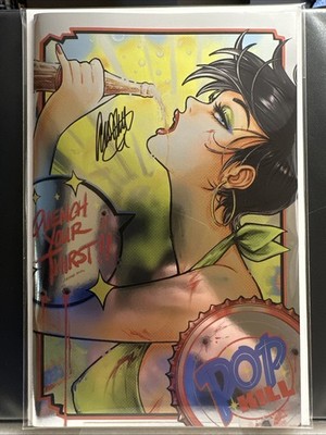 Pop Kill #1 Anna Zhuo Signed MegaCon Exclusive Foil Variant Limited To Only 25!