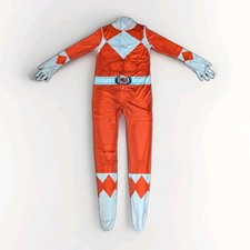 Red Power Ranger Costume Jumpsuit Kids XL 11-12 Replacement Base Suit NO MASK