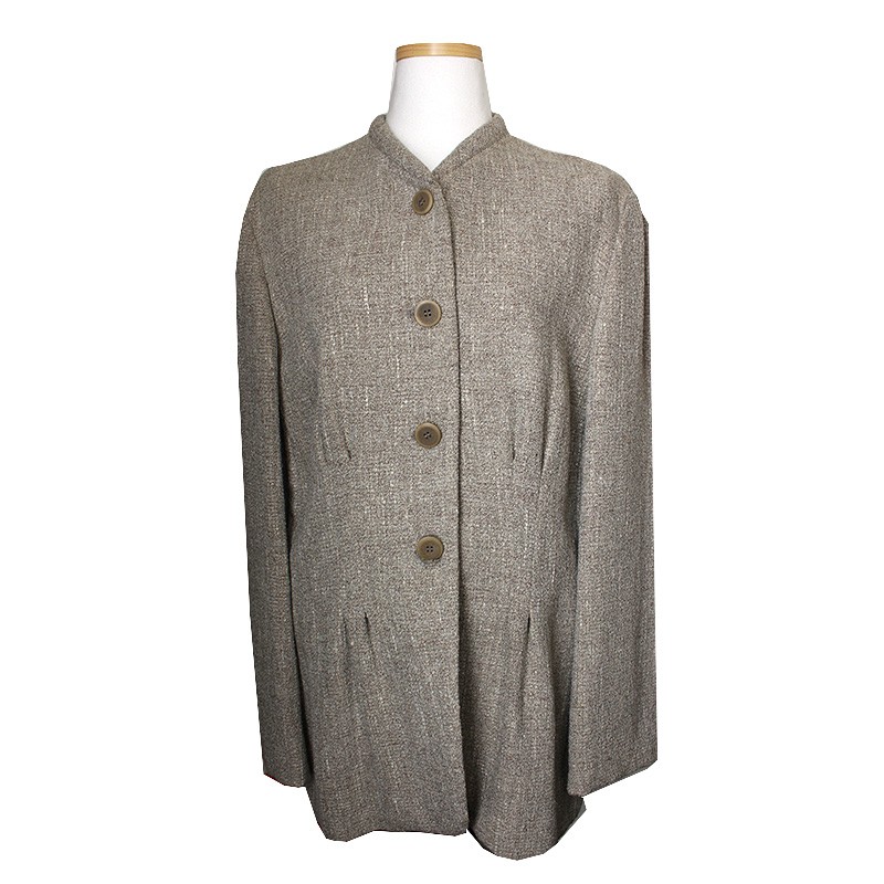 Giacca di seta lana avena Joan David Melange altra marca 55 66 60892011