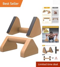 Sturdy Push Up Bars with Enhanced Stability for Safe Strength Training - 2 Pack