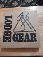 Lodge Cast Iron Chuckwagon Dinner Bell Triangle W/ Striker Leather Hanging Strap