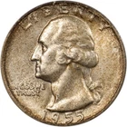 1955-D Washington Quarter  - Mint Set Toned - GEM BU!