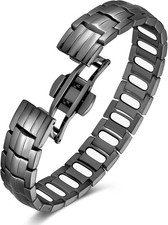 5X Strength Magnetic Bracelets for Men  Updated 5,000 Gauss Ellipse Magnets   Pr