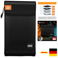 Feuerfeste Dokumententasche 8-Lagig 27X17Cm Schutz FüR Unterlagen Geschenk
