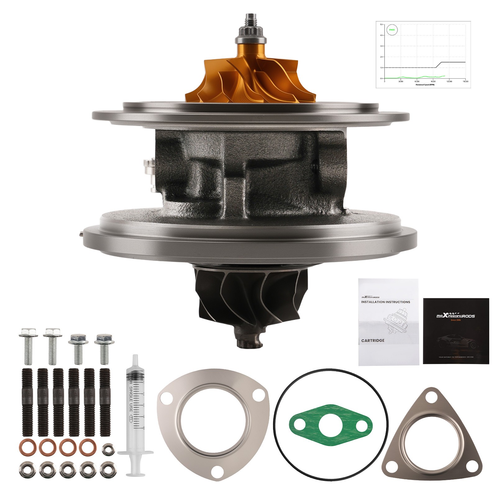 Upgrade Turbo CHRA for Ford Transit 2.2 TDCI EURO-5 Cartridge CORE 787556-5017