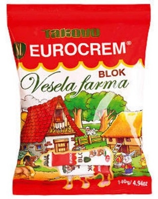 Eurocrem Hazelnut Milk and Cocoa Mini Bars, 140g BAG