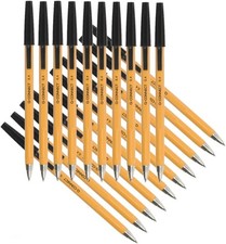 Image of Q-Connect Ballpoint Pen Fine Black (Pack of 20)