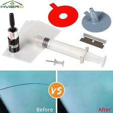 Car Windshield Repair - Glass Scratch Fixing Kit with Protective Stickers