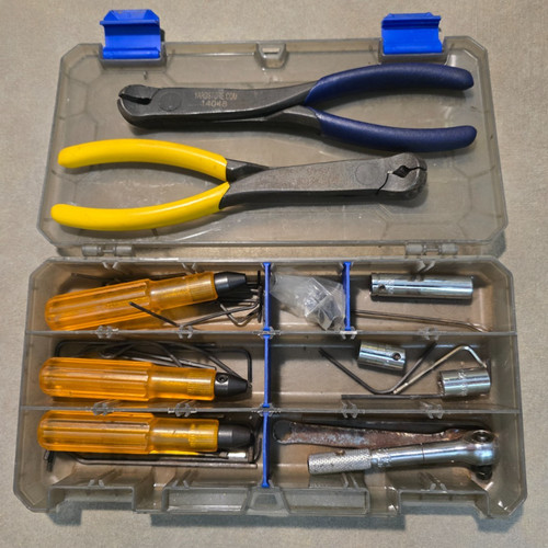 Hi Lok Tools Kit Roller Ratchet Sockets Hex Key Holders Collar Pliers