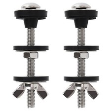 2PCS Universal Toilet Seat Screws Replacement Kit, 1/4-20, stainless steel