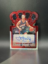 2021-22 Panini Crown Royale Detlef Schrempf Asia Tmall Red Auto /31 Seattle 🔥🔥