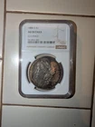 1884-S Morgan Silver Dollar $1 NGC AU Details Cleaned Also Has Toning