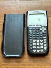 Texas Instruments TI-84 Plus Graphing Calculator - Black SLIGHT SCREEN DAMAGE
