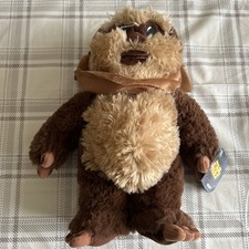 Wicket Ewok Soft Plush Star Wars Disney Store Genuine Stamped Soft Toy 12" TAGS