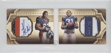 2009 Upper Deck Exquisite Collection 12/35 Knowshon Moreno Donald Brown Auto 0b0
