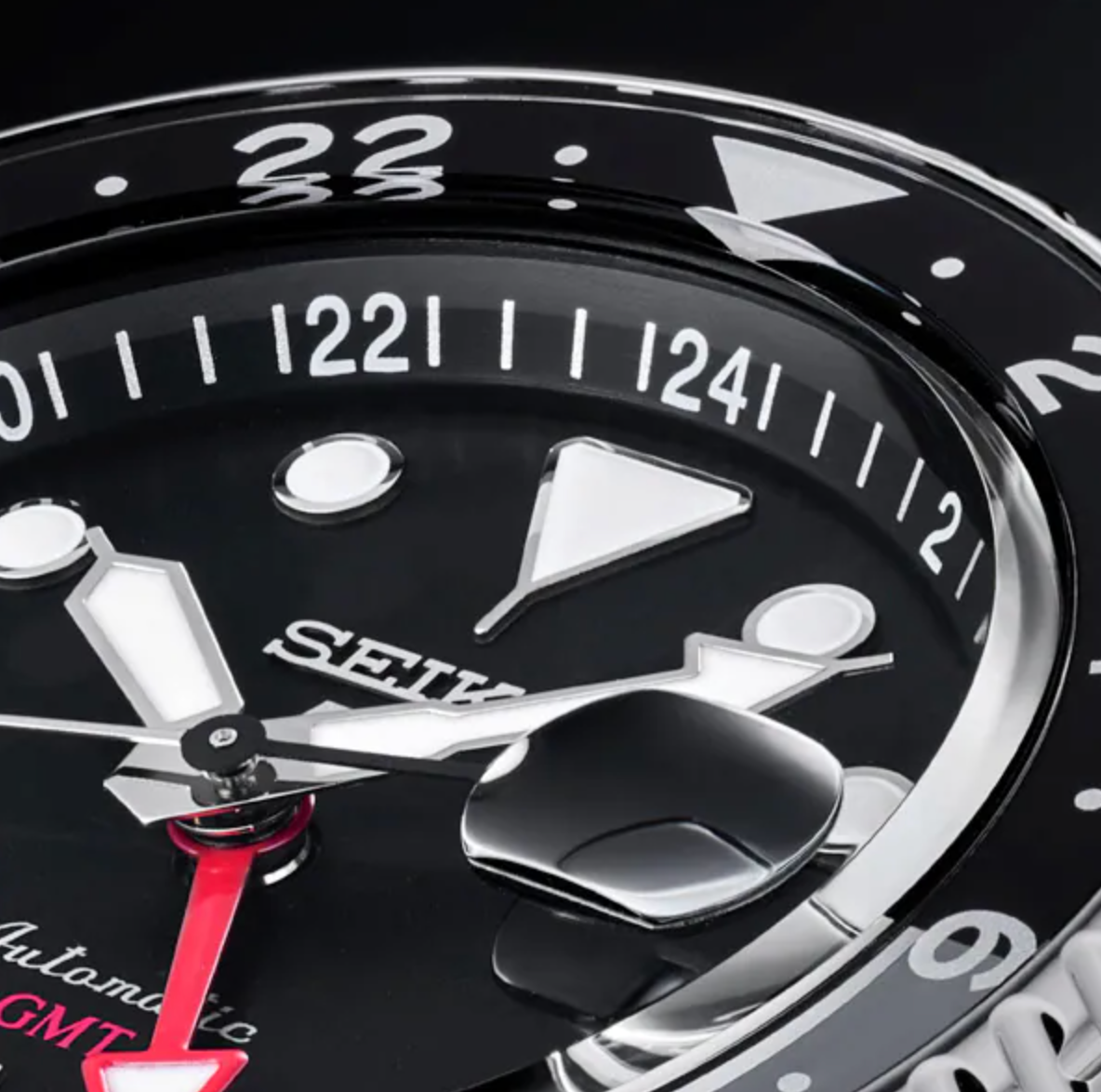 Seiko 5 Sports SKX Sports Style GMT SSK001 SBSC001 Black Automatic