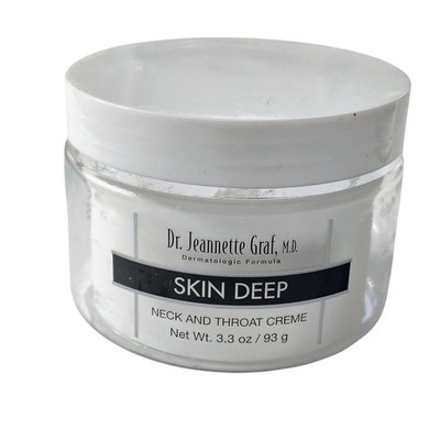 Dr. Jeannette Graf Skin Deep Neck Throat Treatment Cream 3.3 oz. Reduce Sag Line