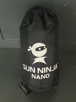 SUN NINJA Nano (Mini) Pop Up Beach Tent Sun Shelter UPF50+ 4 ft X 2.6 ft Turq.
