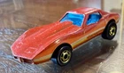 VINTAGE HOT WHEELS "CORVETTE STINGRAY"! 1980 ORANGE METAL FLAKE