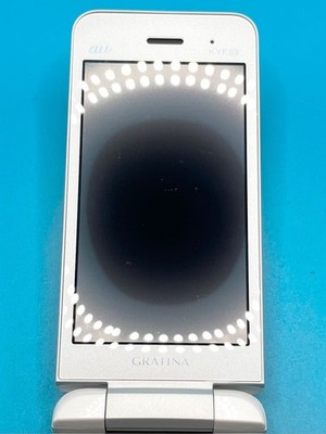 KYOCERA GRATINA KYF39 Snow White Android Flip Phone Unlocked From