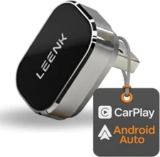 2-in-1 Wireless CarPlay & Android Auto Adapter 2025 Upgrade Aero-Aluminum Body