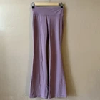 Athleta Girl High Rise Chit 聊天喇叭裤 L 12 紫色丁香
