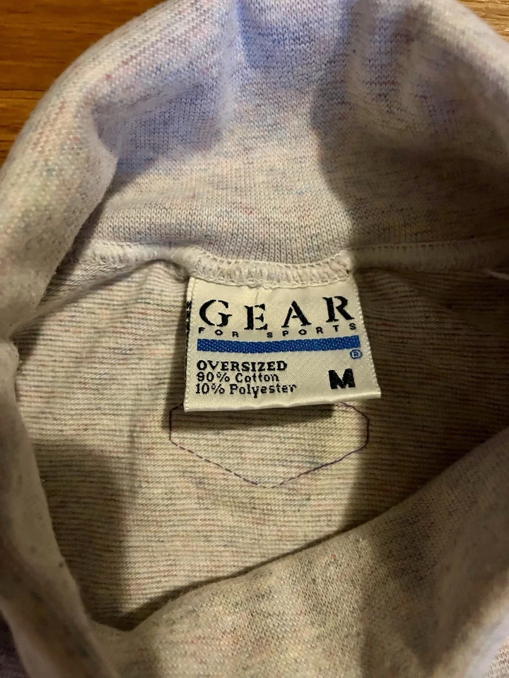 Equipo universitario Baylor vintage años 90 para deportes cuello alto rosa jaspeado mediano EE. UU. Foto 3 de 4