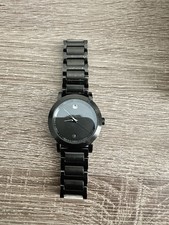 Movado Sapphire Black Dial Men's Watch 0607179