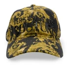 VERSACE JEANS COUTURE 80YAZK10 ZG420 G89 BASEBALL CAP CUT COTTON BAROQUE PRINT