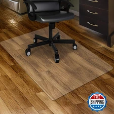 Kuyal 36x48 Clear Chair Mat for Hardwood Floors Tile Office Home Wood Floor Prot