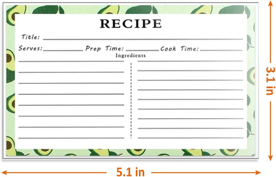 3X5 Inches Recipe Card Protectors, Index Card Sleeves, Set of 100 3X5 Inches Recipe Card Protectors, Index Card Sleeves, Set of 100