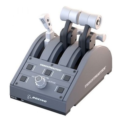 Instrumentierung Flugsimulator Thrustmaster Boeing Ausgabe Tca Quadrannte Grau
