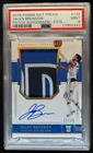 2018-19 National Treasures Jalen Brunson FOTL Rookie Patch Auto #11/20 PSA 9