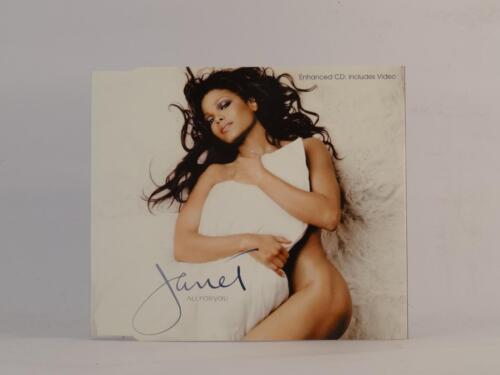 JANET JACKSON ALL FOR YOU (H35) 4 Track CD Single Picture Sleeve VIRGIN - Picture 1 of 7