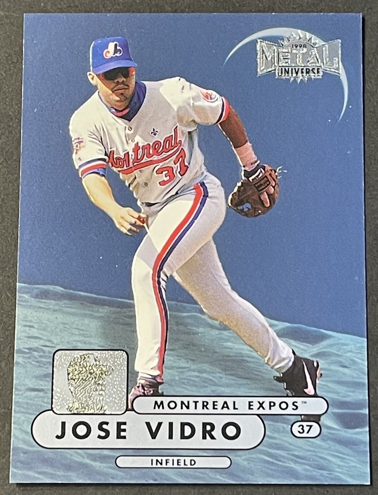 1998 Metal Universe Montreal Expos Baseball Card #124 Jose Vidro