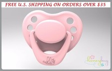 Honeybug MAGNETIC PACIFIER reborn art doll Sweetheart newborn handle BABY CORAL