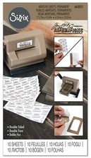 Sizzix Adhesive Sheets 10pk 663051 Retail 4.99 2 1/2" x 4 3/4" Tim Holtz